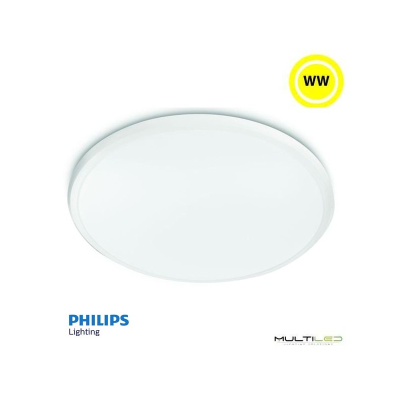 Plafón Led de techo/pared Philips Myliving Twirly 20W 380mm Blanco Cálido 2700k
